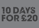 10 days for £20 introductory offer